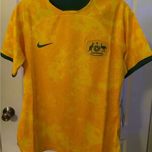 Australia 2022/23 Stadium Home Nike Football Soccer Jersey Medium‎ Women​